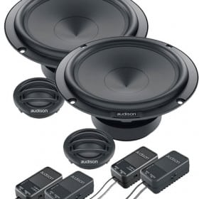 Audison Auto Lautsprecher Set mit Verstärkern für Car-Audio, hochwertiger Klang und Top-Markenqualität.