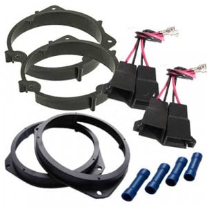 Opel Astra H Lautsprecherrringe vorne hinten