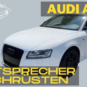 Audi A5 8T Auto Lautsprecher aufrüsten für besseren Klang.