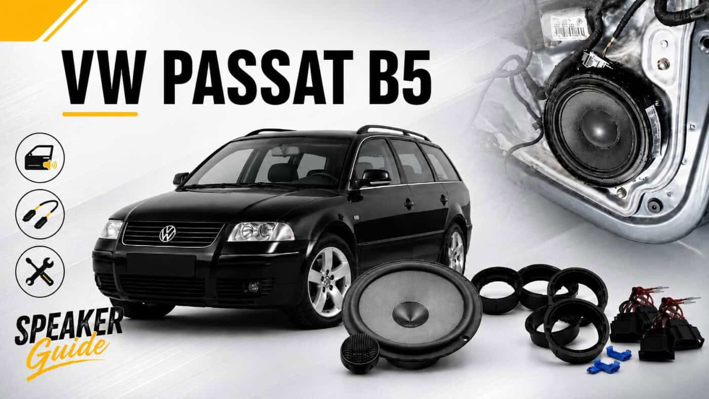 VW Passat B5 Lautsprecher nachrüsten, Audiobeispiele, Top-Marken, Testsieger.