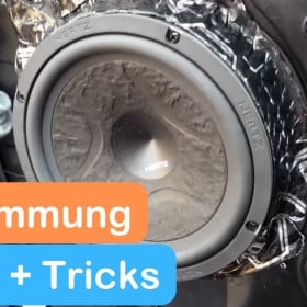 Tuerdaemmung fuer Lautsprecher im Auto Tipps und Tricks