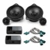 Audison Prima APBMW K4M Lautsprecherset für Mini Countryman R60 mit zwei 100-mm-Tieftönern, Hochtönern, Frequenzweichen und Adapterkabeln