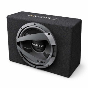 Hertz DBX 30.3 Subwooferbox mit 30 cm Tieftöner, 1000 Watt Peak, 250 Watt RMS und geschlossenem Gehäuse