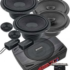 Hochwertige Auto Lautsprecher Set für optimalen Sound im Fahrzeug.