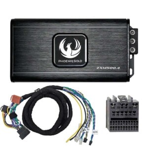 Phoenix Gold ZXM500.4 Verstärker aus dem ZXMPF1 Plug-and-Play Power Up Kit für Ford ab 2017