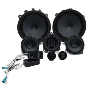 Audison AP TSL 3Y SPK KIT Lautsprecher-Aufrüstsatz für Tesla Model 3 und Model Y mit Front-, Center- und Tieftonlautsprechern