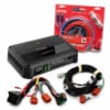 Audi A4 B8 Endstufen OEM Upgrade Hertz CP 5.1K mit Stromkabelsatz, Plug-and-Play-Kabelsatz und 1030 Watt Fünfkanal-Endstufe