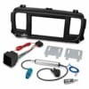 Citroën Jumpy V Dispatch ab 2016 Doppel-DIN 7 Zoll Radio Einbauset mit Radioblende, Anschlusskabel und Metallhaltern
