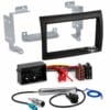 Fiat Ducato Peugeot Boxer 2 DIN Radioblende mit Radio Antennenadapter