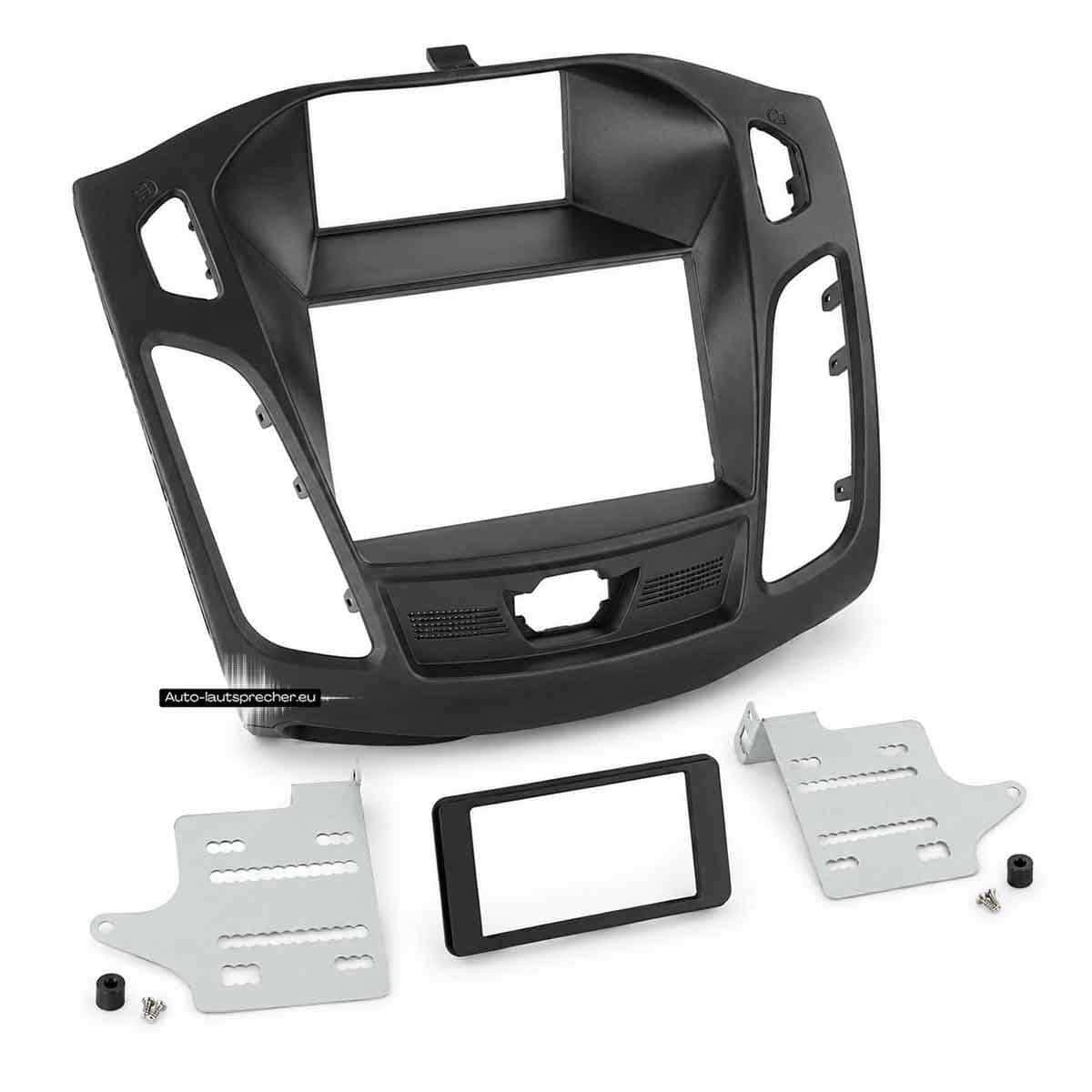 Ford Focus III Doppel DIN Radioblende 2010-2014 schwarz