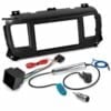 Toyota ProAce und ProAce Verso ab 2016 Doppel DIN 9 Zoll Radio Einbauset mit Radioblende, Radioadapter und Antennenadapter