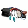 VW Jetta Passat Radioadapter Diversity DIN 2005–2014 mit Quadlock-Stecker, Antennenadapter und Kabelsatz