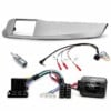 Alfa Giulietta 940 2 DIN Radioblende Glanz Silber mit CAN-BUS LFB Adapter und Anschlusszubehör