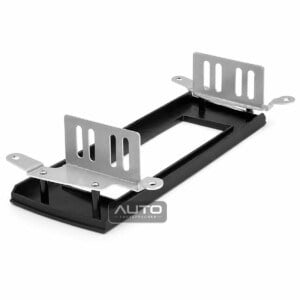 Audi A4 B8 Q5 1 DIN Radioblende Schwarz liegend rueckseite Ansicht