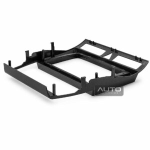 Audi A6 C5 4B 9 Zoll Radioblende Symphony Schwarz 02 05 rueckseite liegend