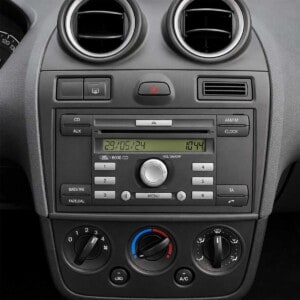 Ford Fiesta Radio 5000C 6000CD 6006CD 2006-2008 mit originaler Mittelkonsole