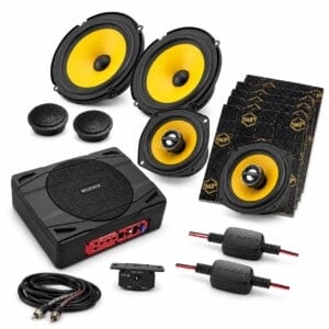 Mercedes A Klasse W168 JL Audio Lautsprecher + 500W Bass