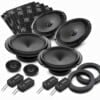 Mercedes CLC CL203 2008–2011 Audison Lautsprecherset mit APK 165 Power vorne, APX 6.5 hinten, Türdämmung, Schaumstoffringen und T-Adapter für Aktivsubwoofer.