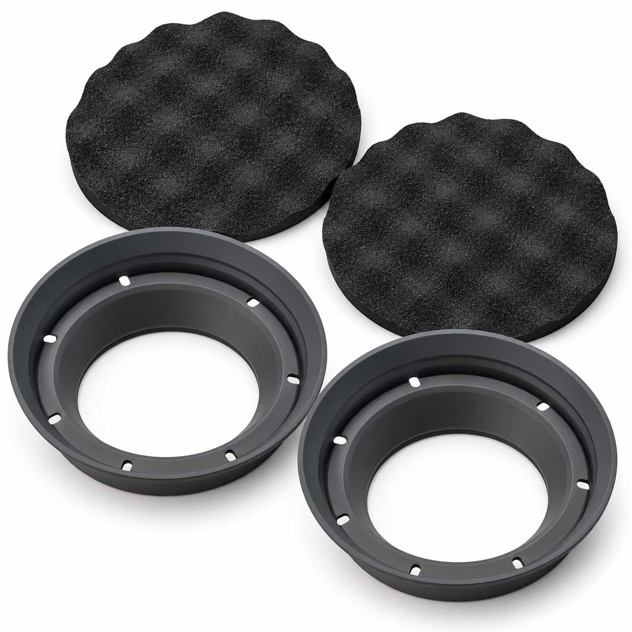 Silikon-Lautsprecherringe 165 mm zur Schallführung