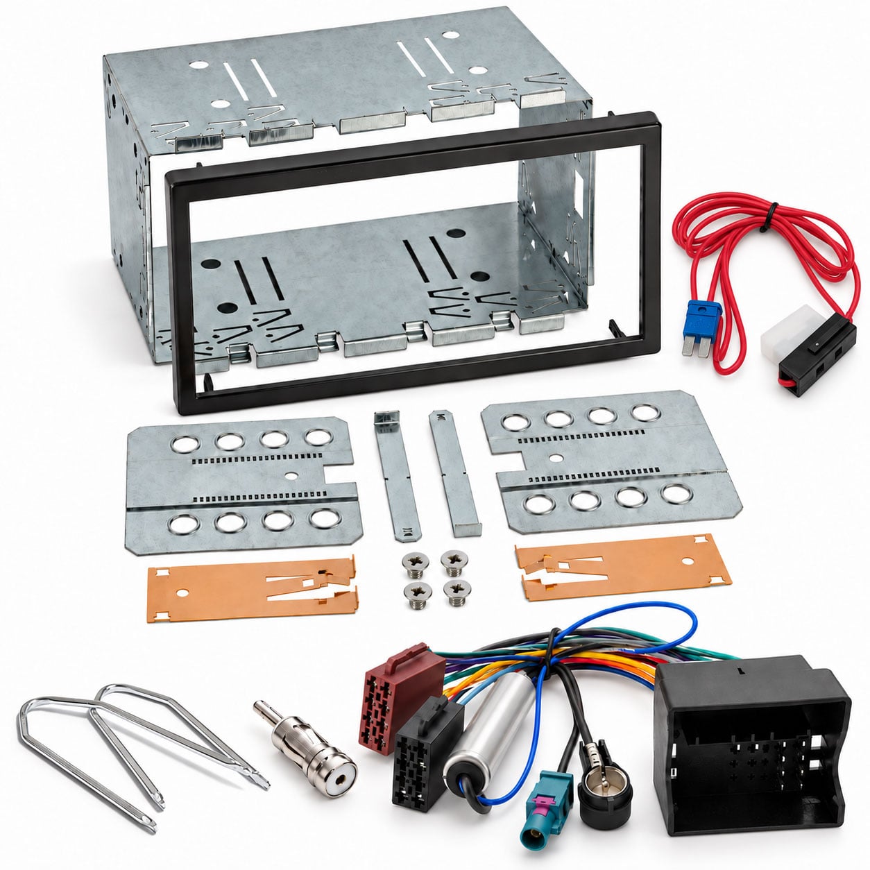Citroen C2 C3 ab 2005 2-DIN Radio-Einbauset für 7 Zoll